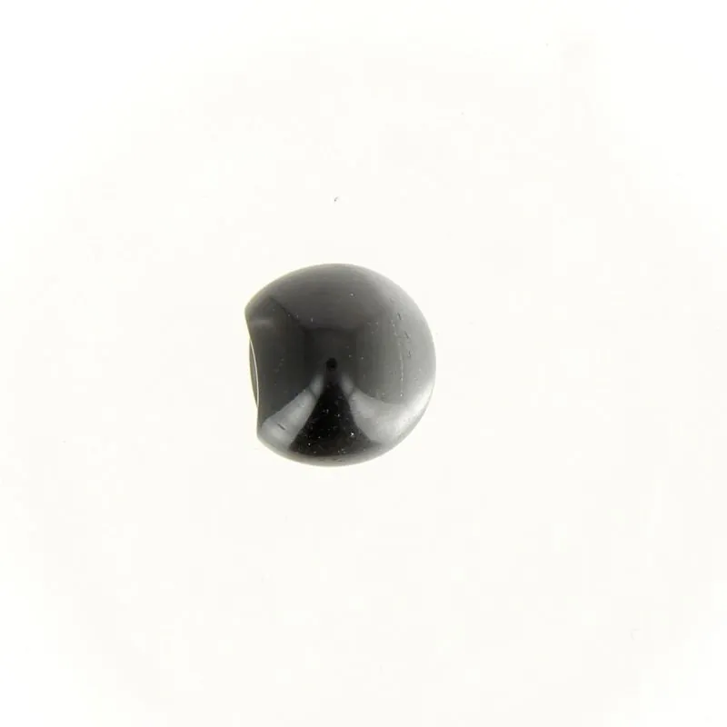 Bouton à pieds boule nacrée gris foncé x30 - 12 mm