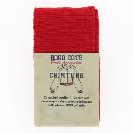 Bord Cote rouge - Bas de blouson / ceintures