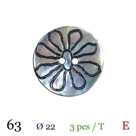 Tube 3 boutons ref : 063