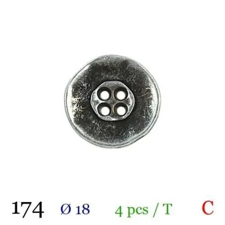 Tube 4 boutons ref : 174