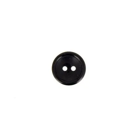 bouton noir cuvette imi nacre - 13 mm x30