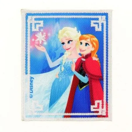 Ecussons broderie Elsa et Anna La reine des neiges Disney