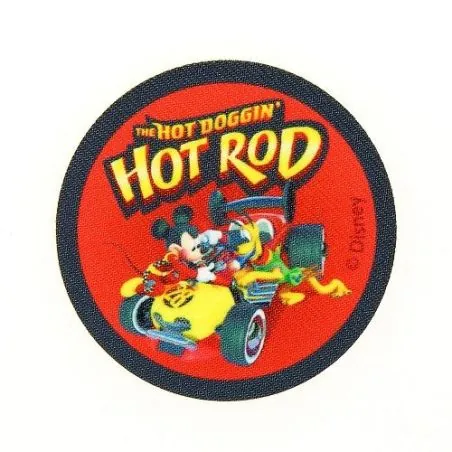 Ecussons rond hot rod - Mickey Disney
