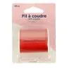 fil à coudre rouge polyester - 160 m