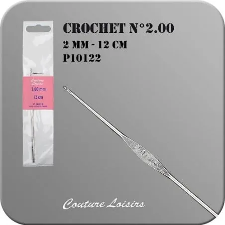 Crochet - 12cm - n°2.00