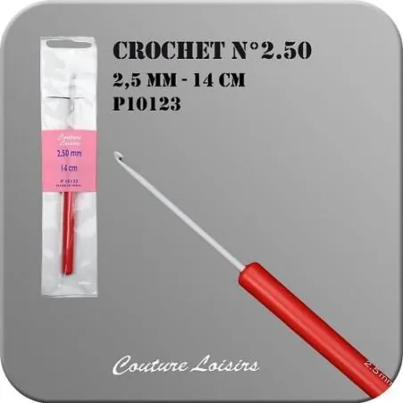 Crochet - 14cm - n° 2.50