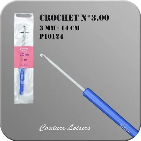 Crochet - 14cm - n° 3.00
