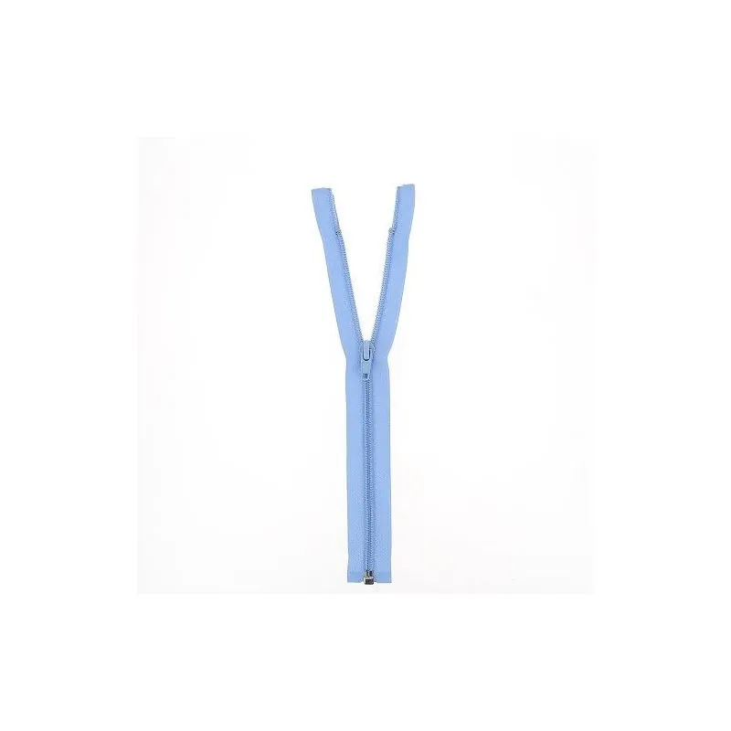 Fermeture éclair séparable bleu ciel - 35 cm
