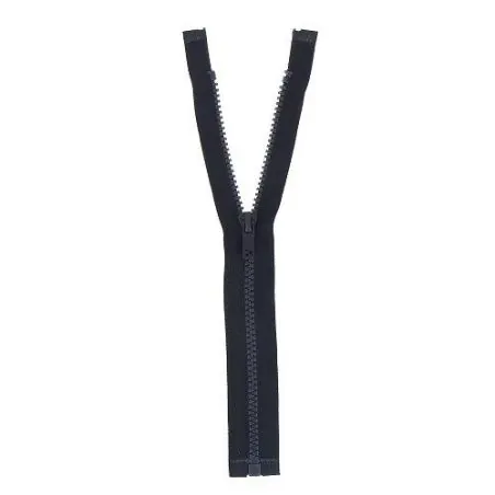 Black zipper n°5 separable 110 cm