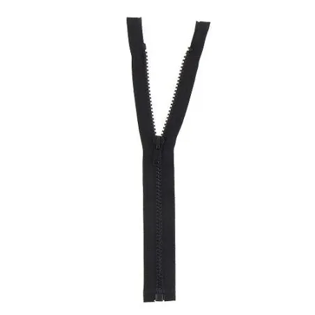 Black zipper n2 n°5 separable 110 cm