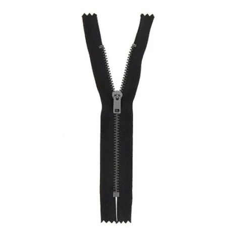 Black zipper non separable pants - 18 cm
