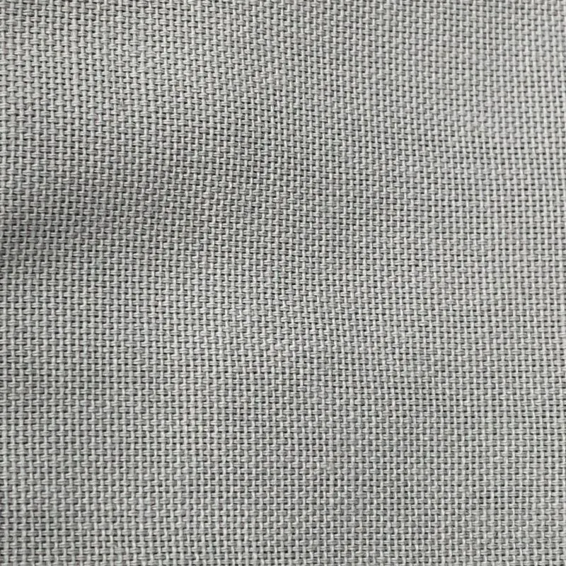 Tissu RICHMOND gris PERLE 1/2 PANAMA - COTON