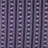Tissu coton violet imprimé cerf