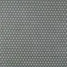 Tissu coton gris foncé imprimé géométrique beige