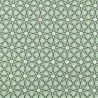 Tissu coton vert clair imprimé géométrique