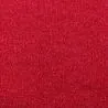 Tissu jersey coton côtelé rouge