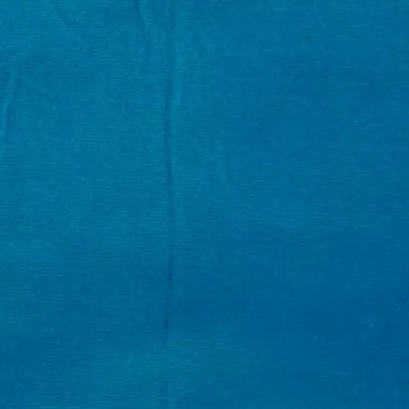 Tissu velours polyester bleu céleste