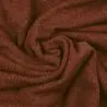 Tissu jersey coton côtelé noisette