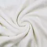 Tissu velours de soie blanc cassé