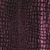 Tissu brocart noir motif carreaux mûre