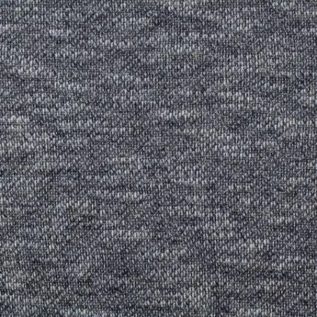 Tissus jersey écru chiné bleu marine