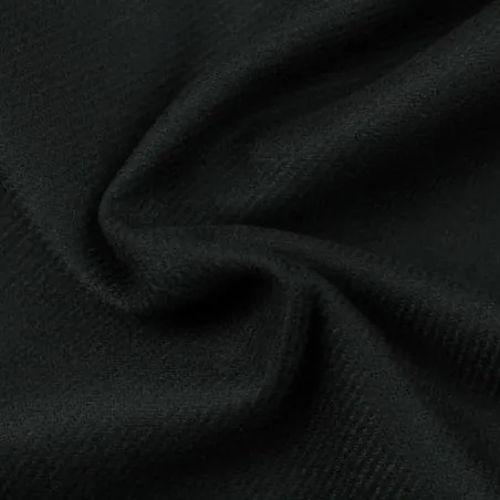 Tissus pur laine noir