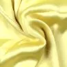 Tissus satin polyester jaune - Toucher soie